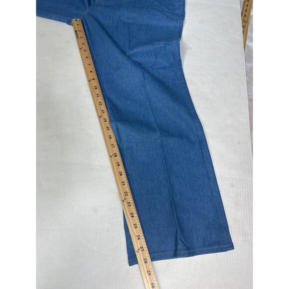 Flexjeans Mens 42x29 Blue Stretch Straight Leg 4 Pocket Flex Denim Jeans New - Picture 9 of 12